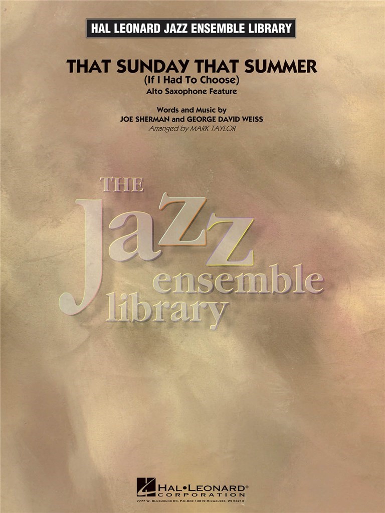 That Sunday That Summer (If I Had to Choose)